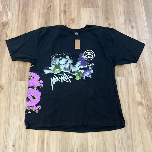 Stussy Test Strike Pigment Dyed Tee Black