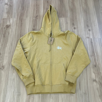 Stussy Basic Hoodie Yellow