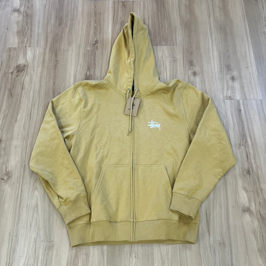 Stussy Basic Hoodie Yellow