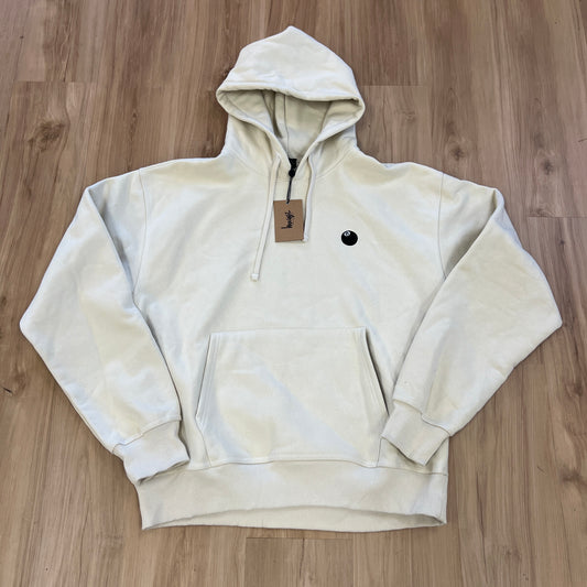 Stussy 8 Ball Embroidered Hoodie Cream