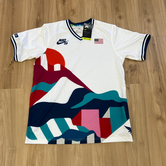 Nike SB x Parra USA Federation Kit Crew Jersey White