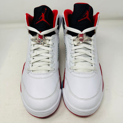 Jordan 5 Retro Fire Red Black Tongue (2025)