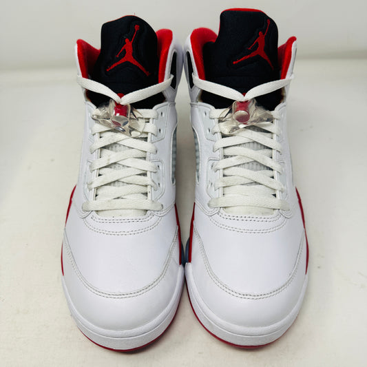 Jordan 5 Retro Fire Red Black Tongue (2025)