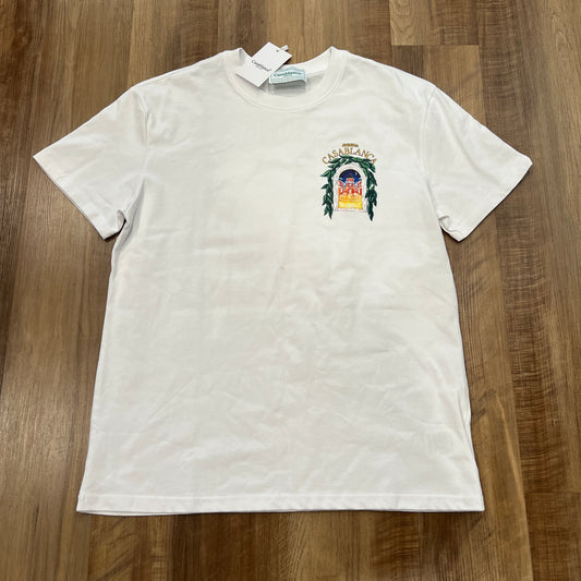 Casablanca Avenida Short Sleeve T-Shirt White