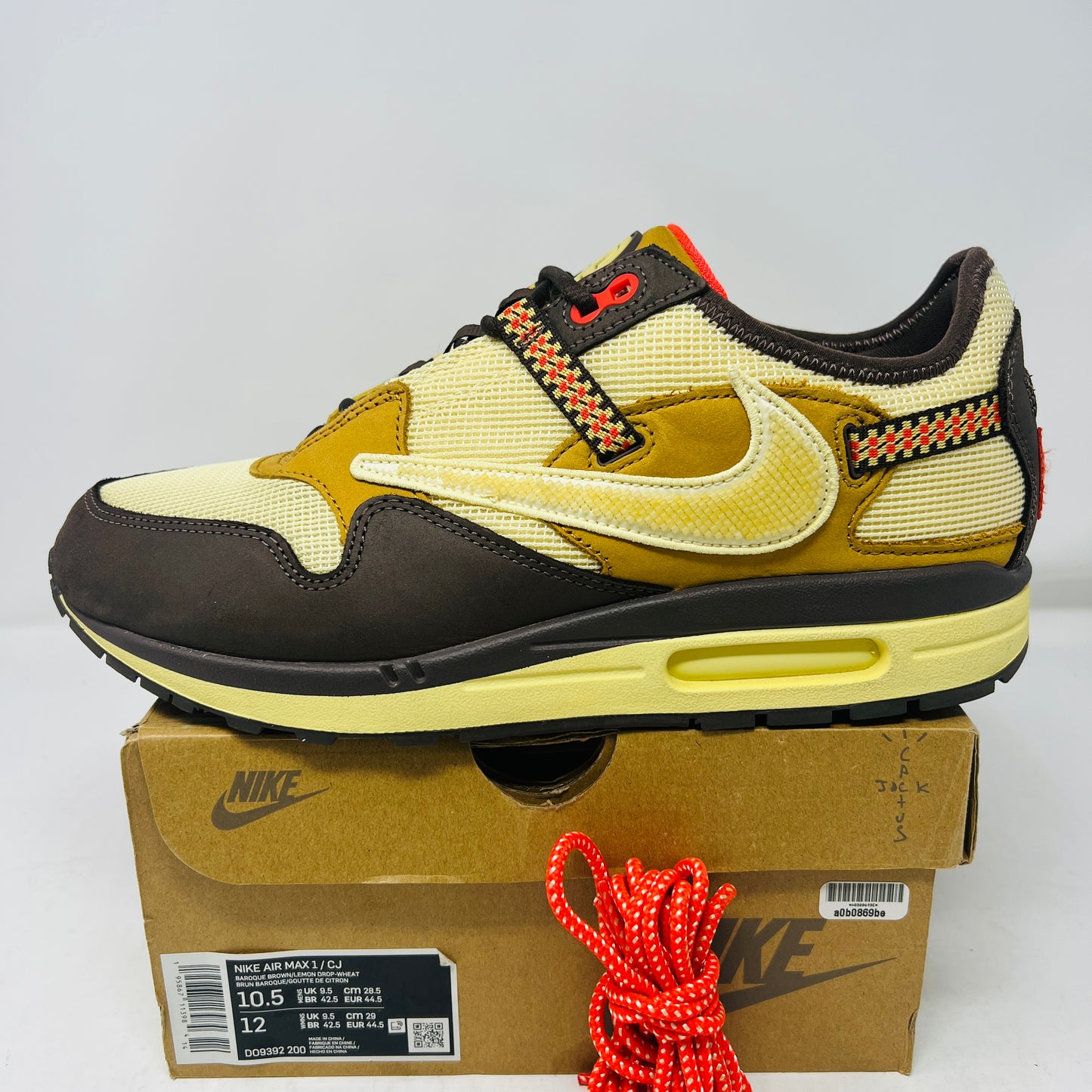 Nike Air Max 1 Travis Scott Cactus Jack Baroque Brown