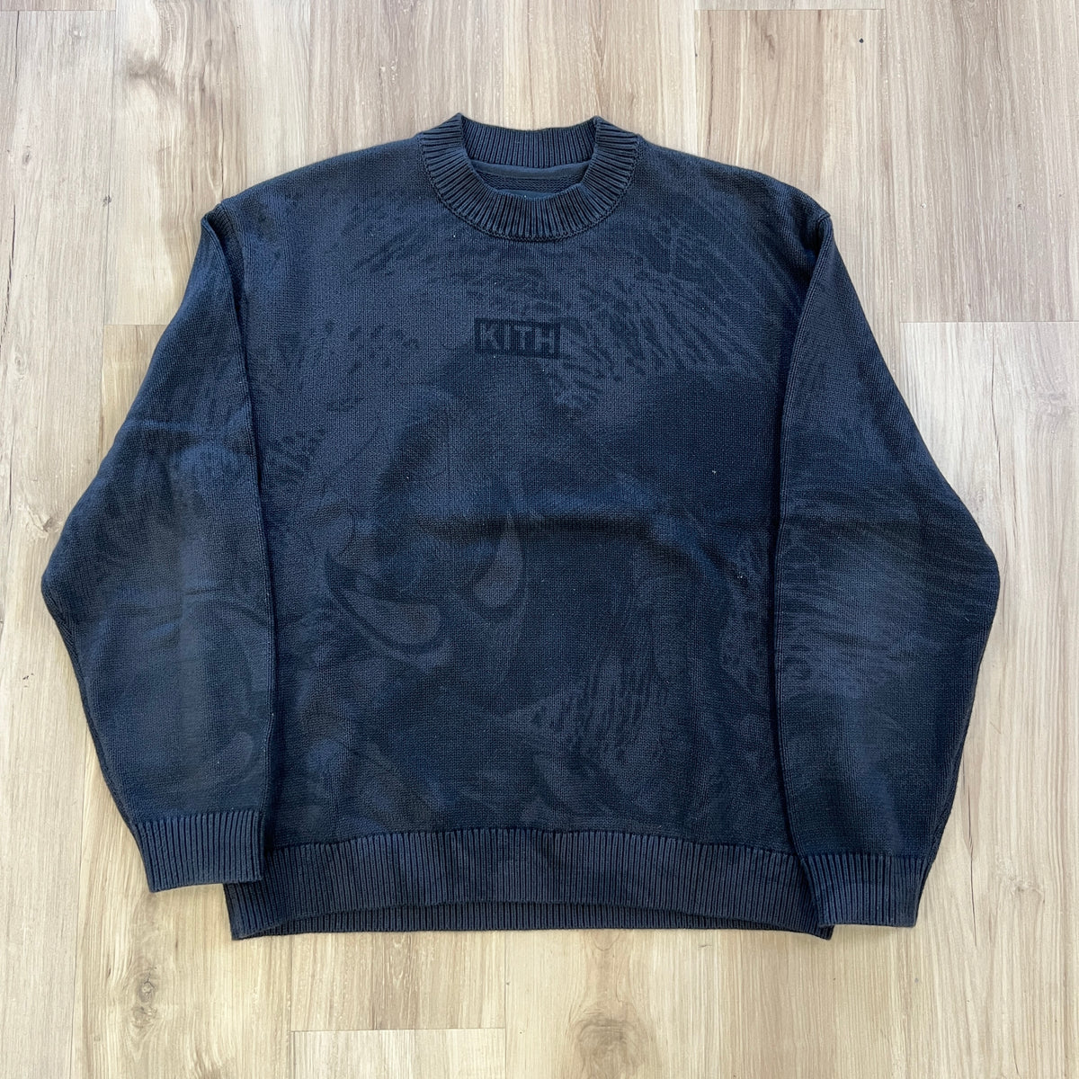 Kith x Marvel Spiderman Crewneck Sweater Black