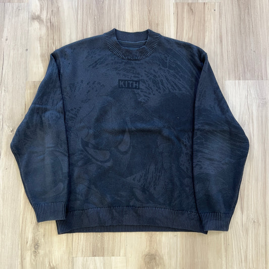 Kith x Marvel Spiderman Crewneck Sweater Black