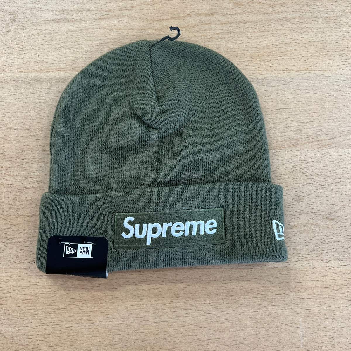 Supreme New Era Box Logo Beanie  Green