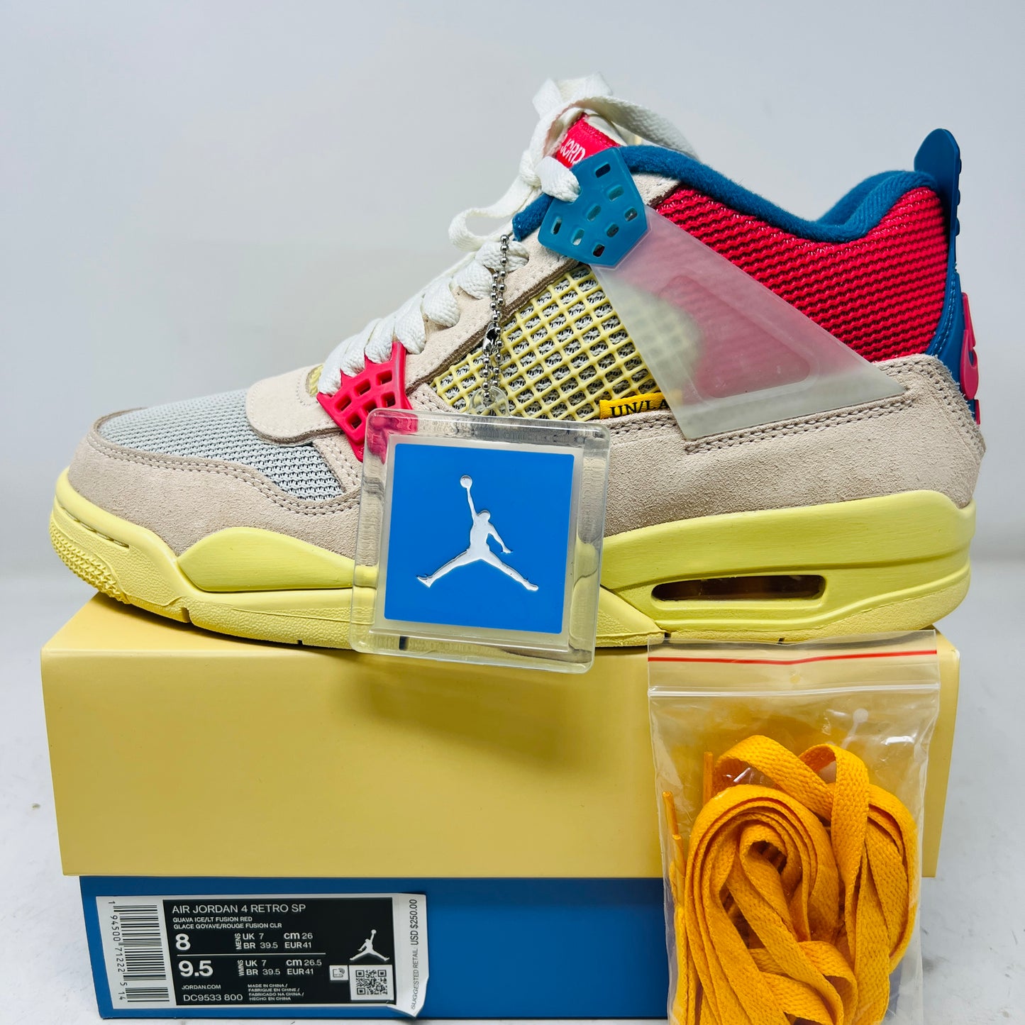 Jordan 4 Retro Union Guava Ice