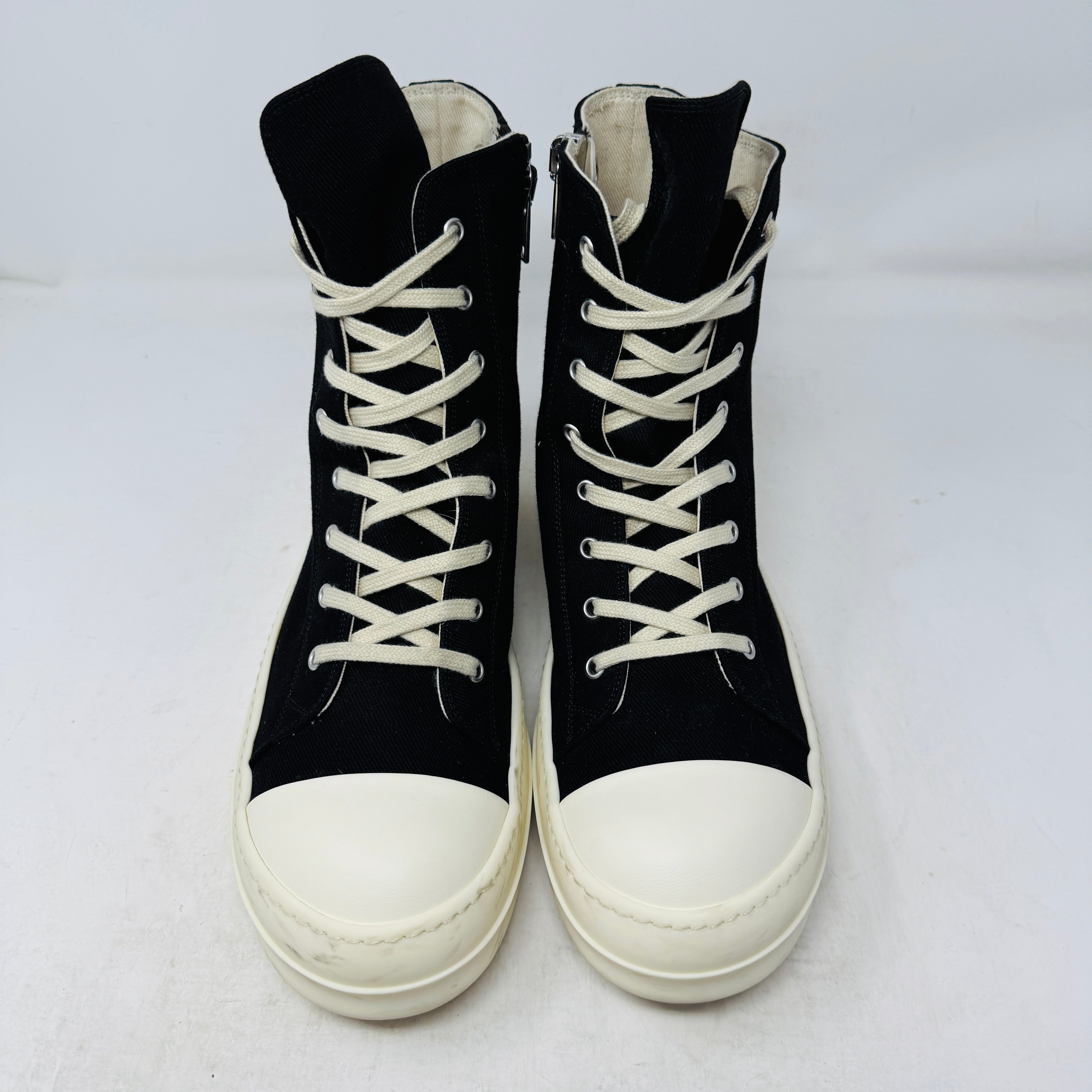 Rick Owens DRKSHDW High Top Black Milk – Holy Ground