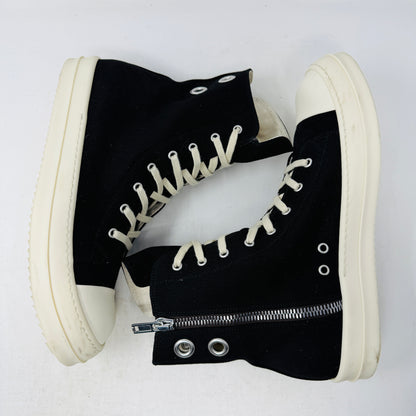 Rick Owens DRKSHDW High Top Black Milk