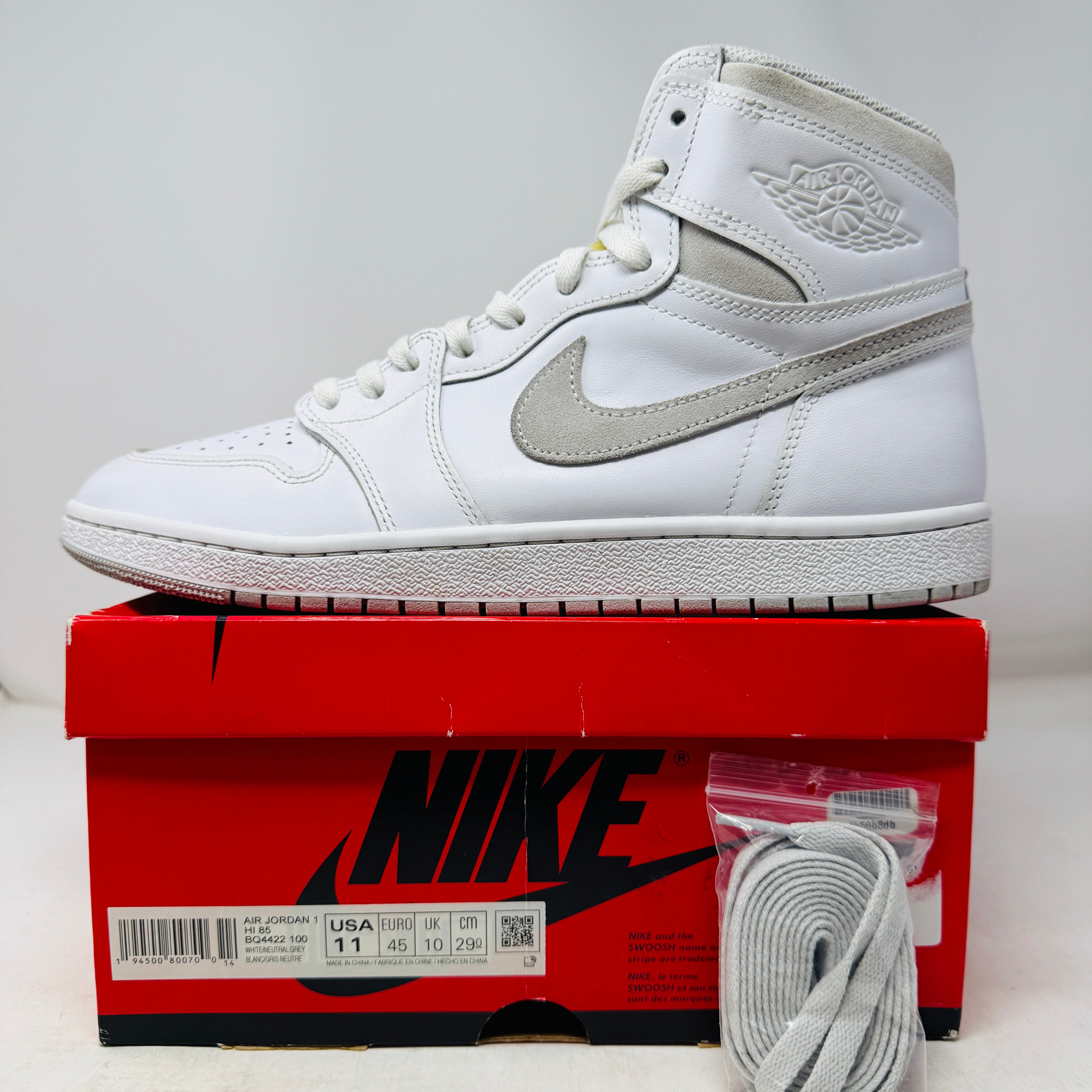Jordan 1 Retro High '85 Neutral Grey – Holy Ground