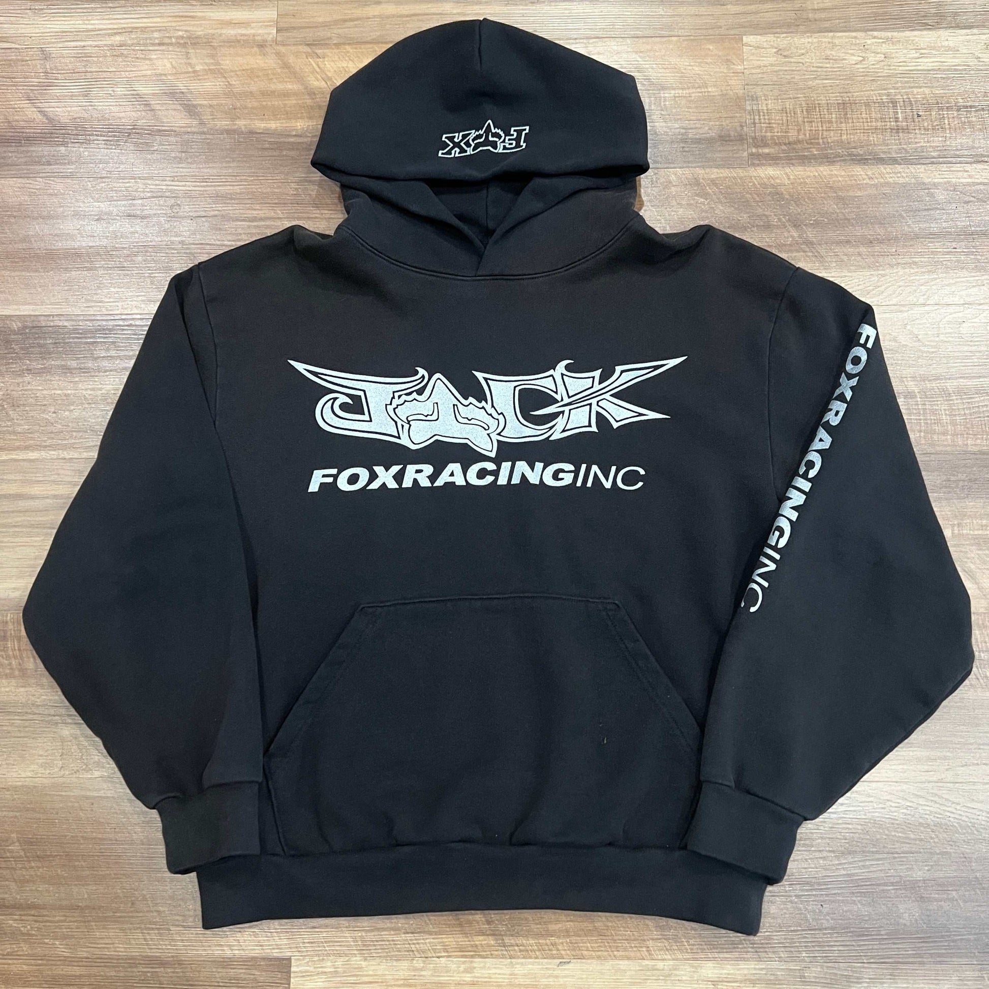Black Cactus Jack x Fox Racing hoodie, size L, brand new condition.