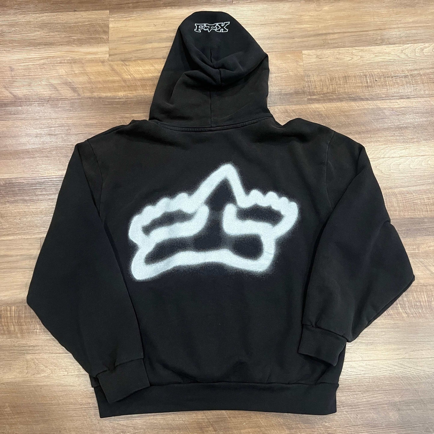 Cactus Jack by Travis Scott x Fox Racing Hoodie in black, large size, brand new condition.