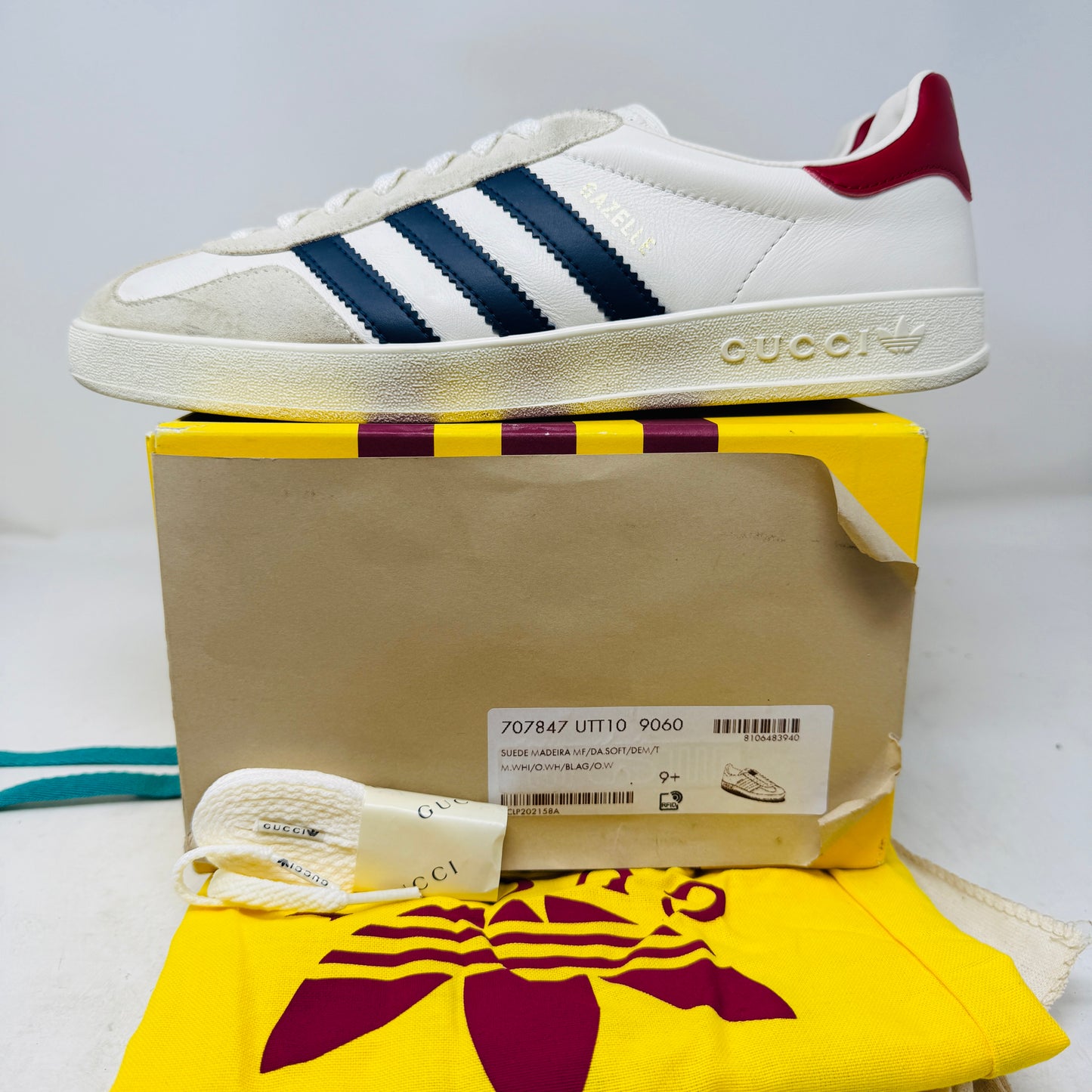 adidas x Gucci Gazelle White