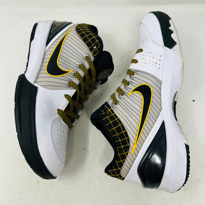 Nike Kobe 4 Protro White Black Del Sol