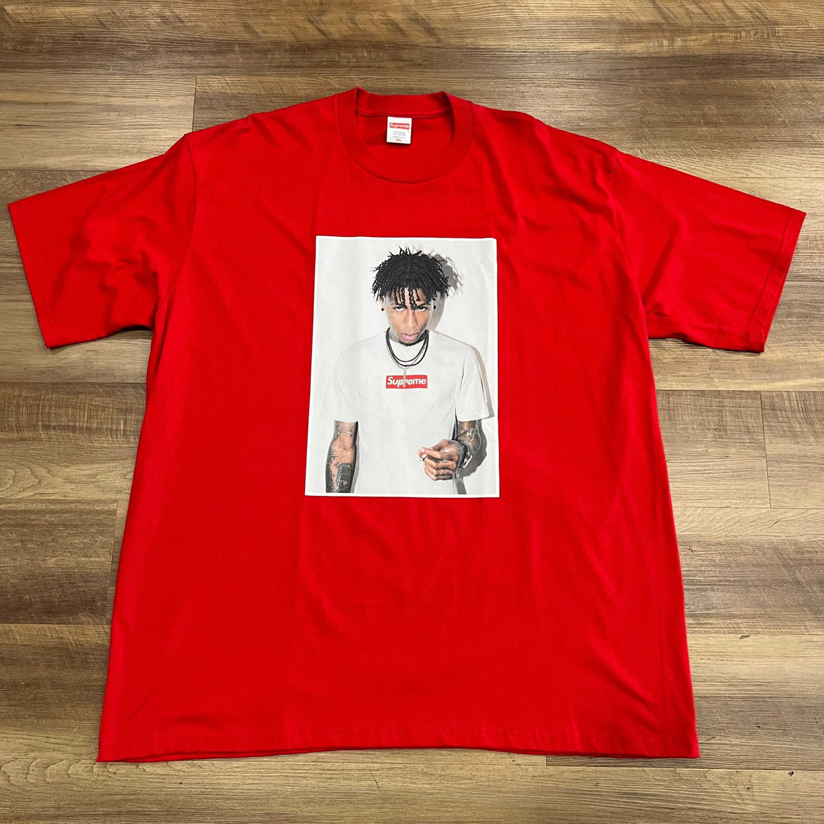 Supreme NBA Youngboy Tee Red - Authentic XXL Brand New – Holy Ground
