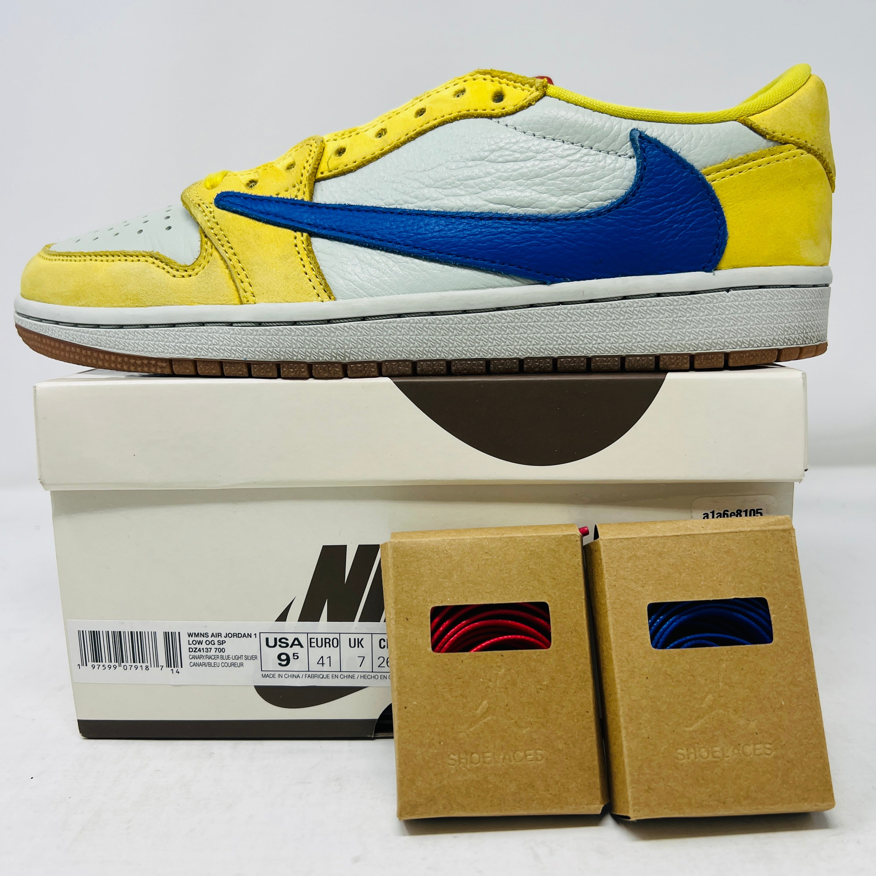Jordan 1 Retro Low OG SP Travis Scott Canary (Women's) – Holy Ground