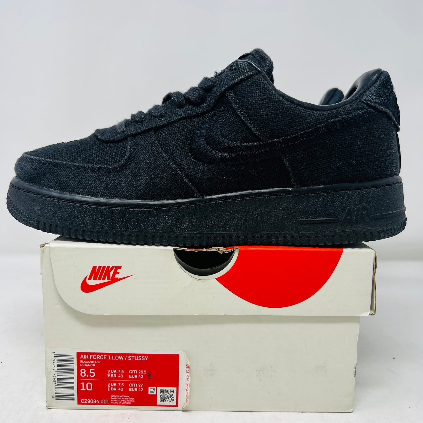 Nike Air Force 1 Low Stussy Black