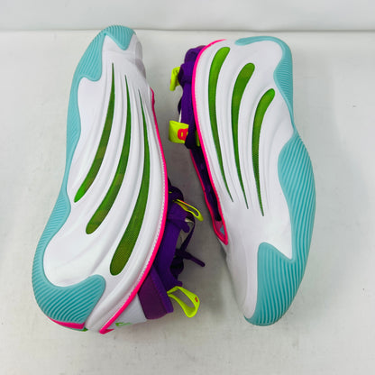adidas Harden Vol. 9 Jalen Williams White Lucid Lime Pink