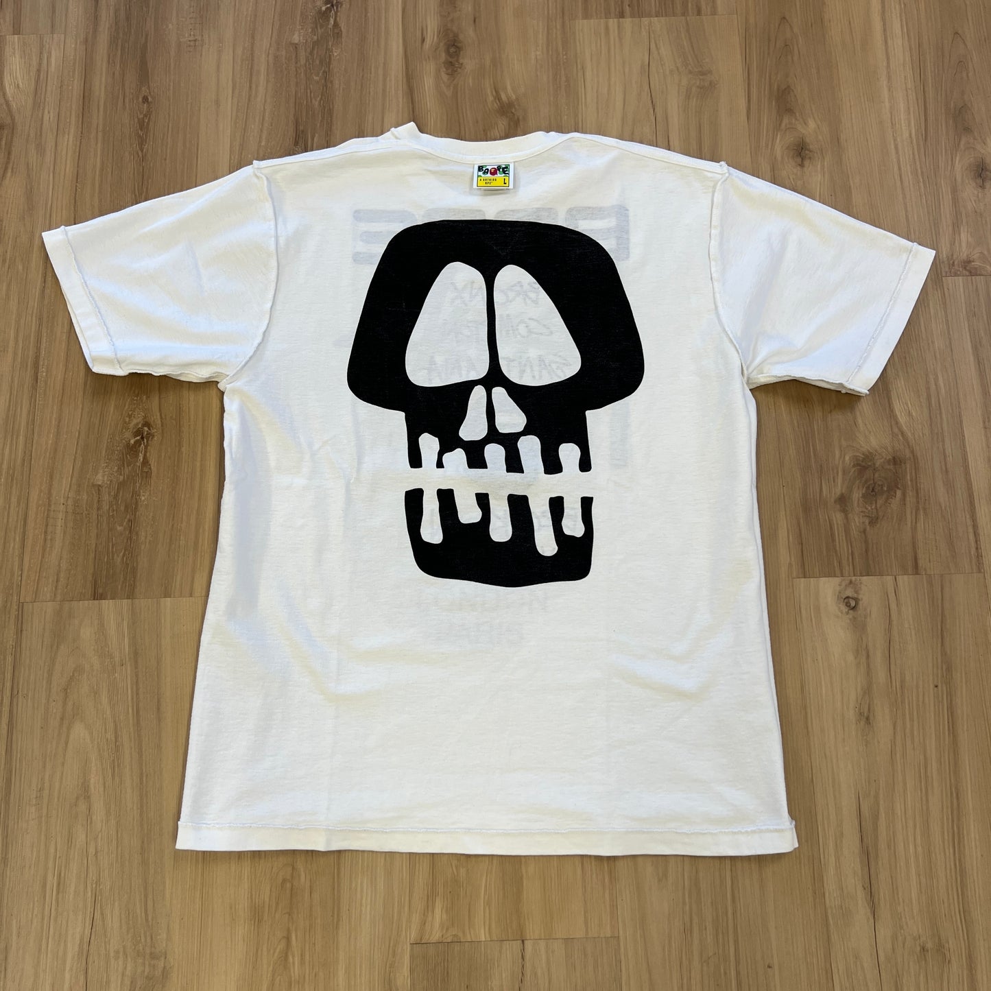 Stussy x BAPE World Tour Tee 'White'