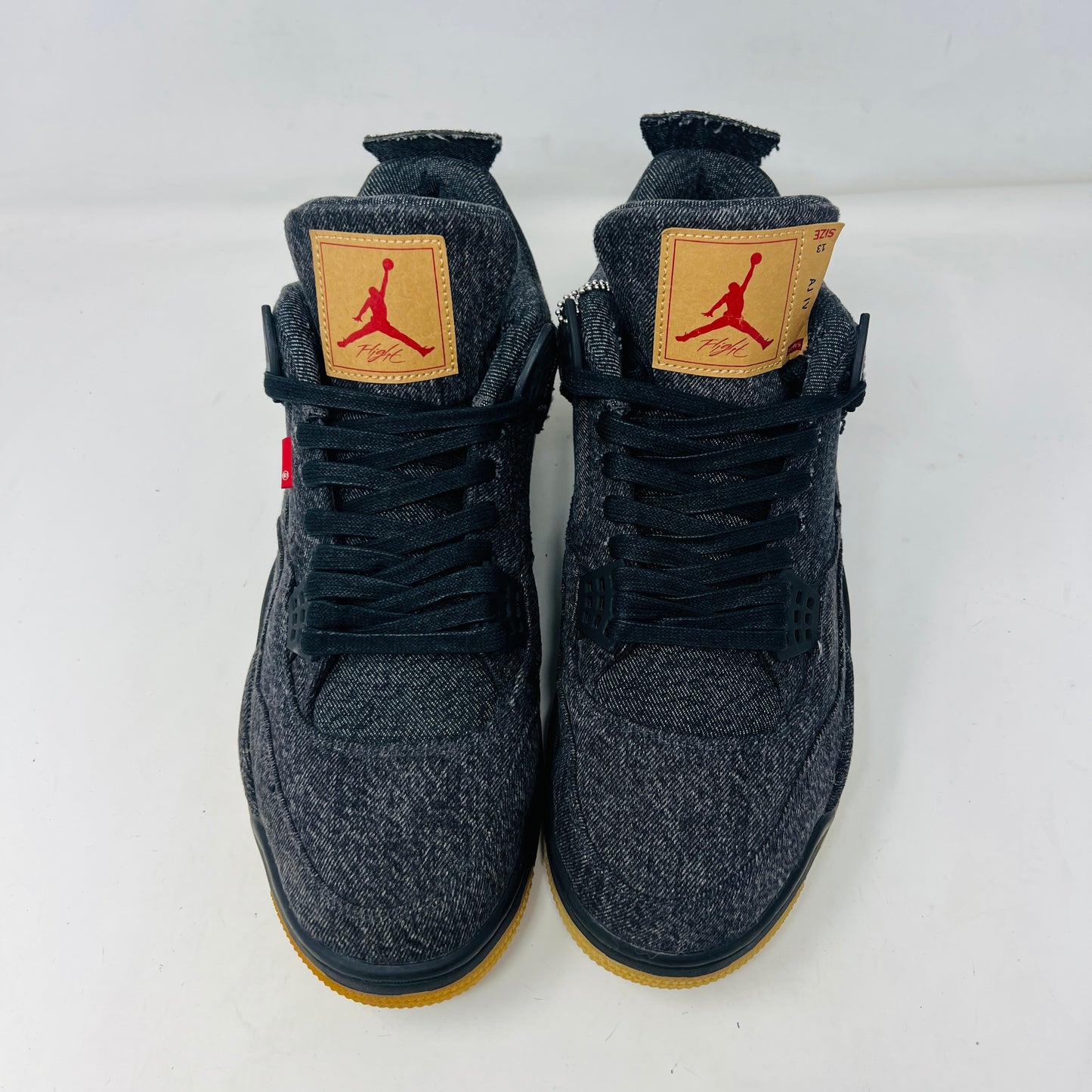 Jordan 4 Retro Levi's Black (Blank Tag)