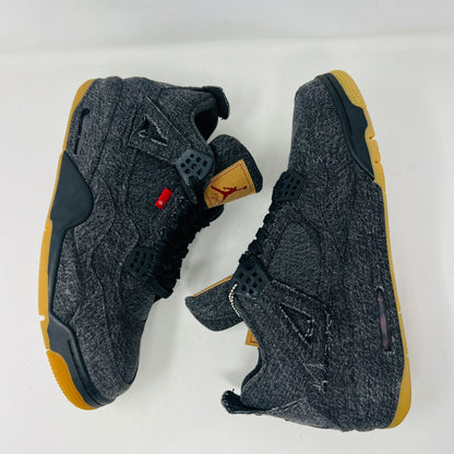 Jordan 4 Retro Levi's Black (Blank Tag)