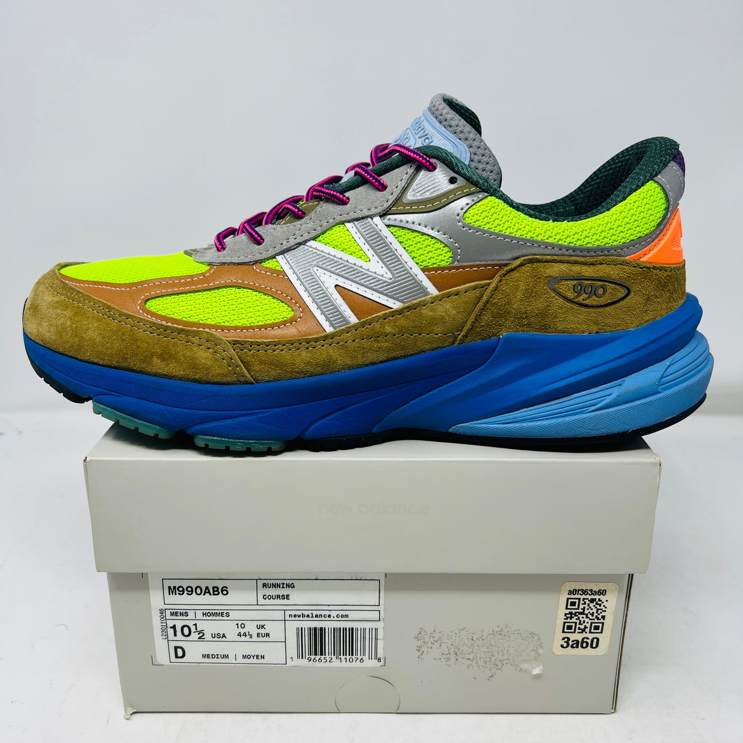 New Balance 990v6 MiUSA Action Bronson Baklava