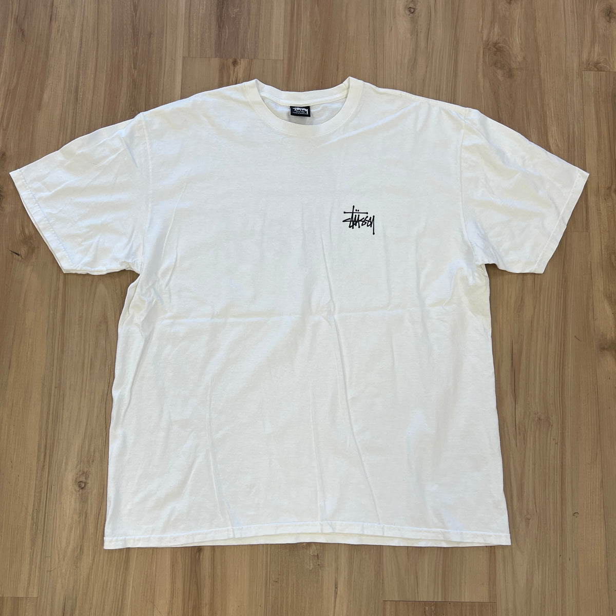 Stussy Basic Logo T Shirt White