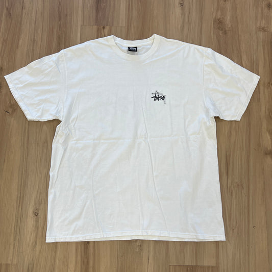 Stussy Basic Logo T Shirt White