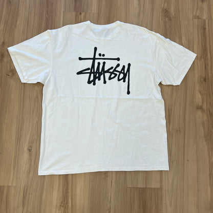 Stussy Basic Logo T Shirt White