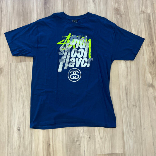 Stüssy Old Skool Flavour t-shirt Navy