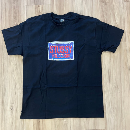 Stüssy Plates T Shirt Black