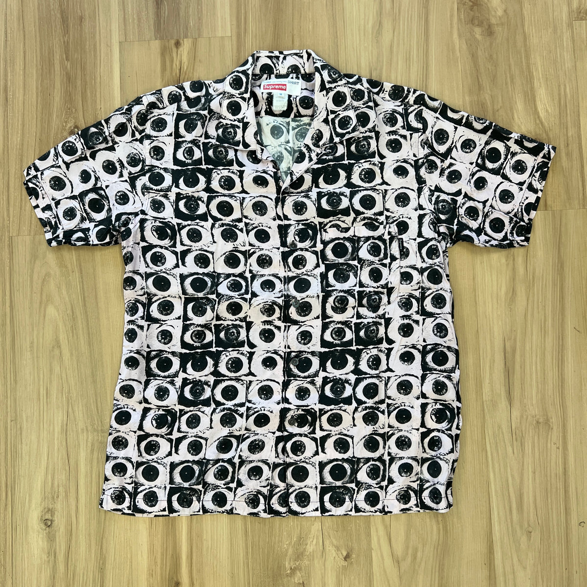 Supreme x Comme des Garçons SHIRT Eyes Rayon Shirt