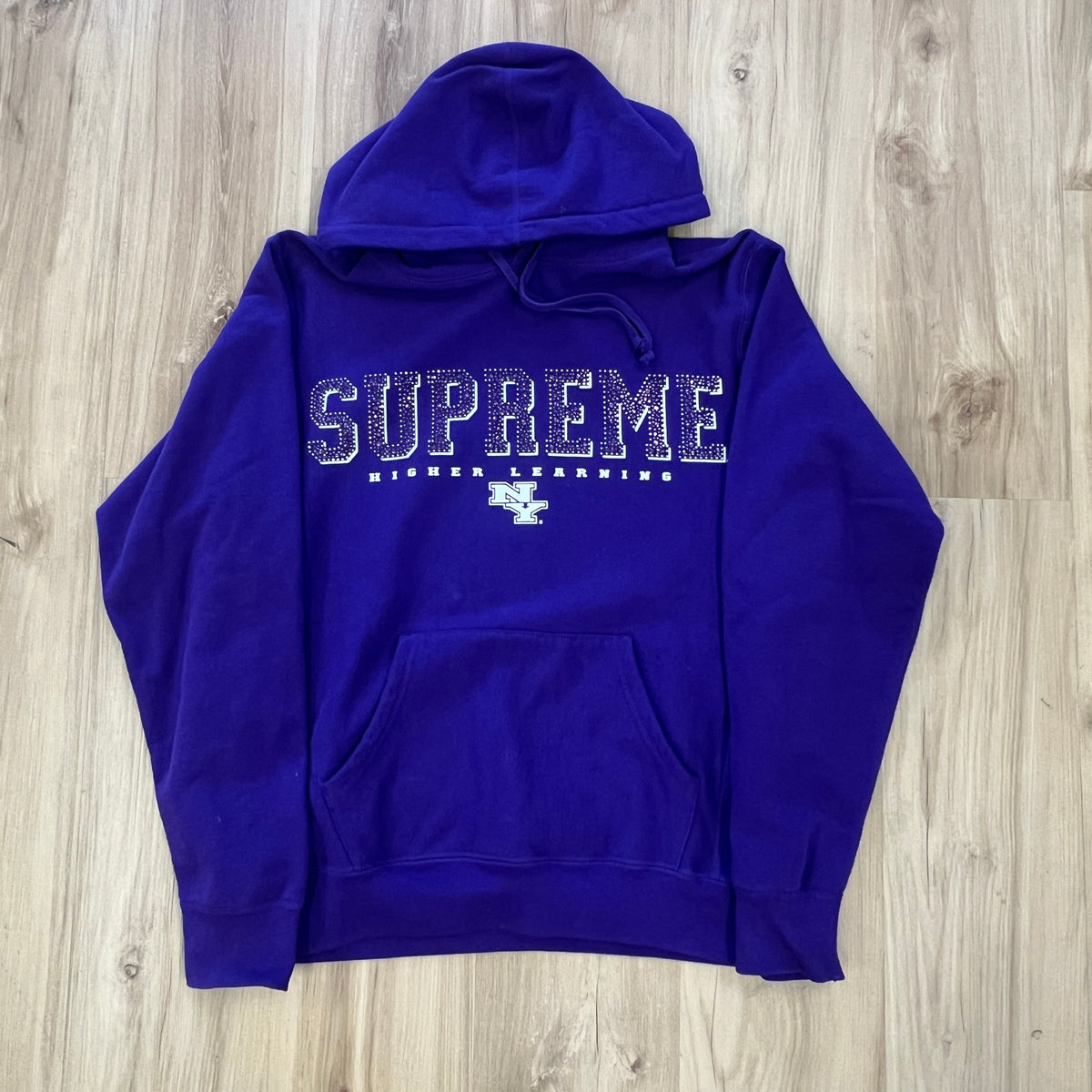 Supreme Gems Hooded Sweatshirt Purple