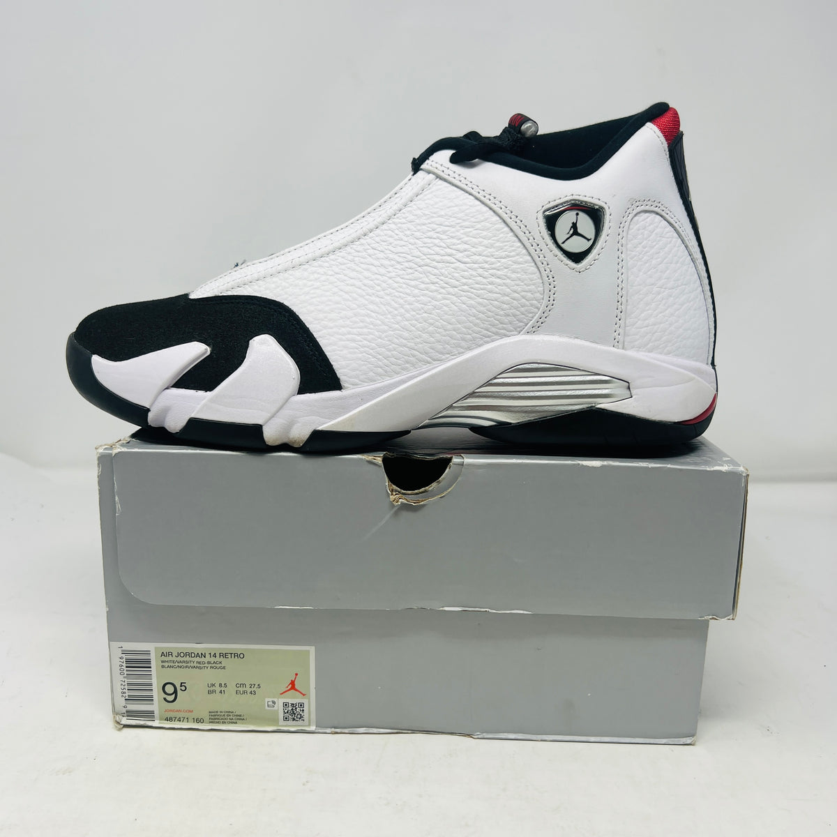 Jordan 14 Retro Black Toe