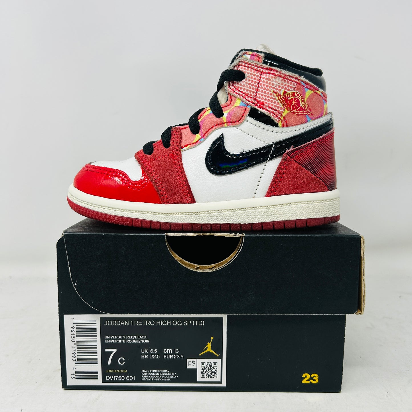 Jordan 1 Retro High OG Spider-Man Across the Spider-Verse (TD)
