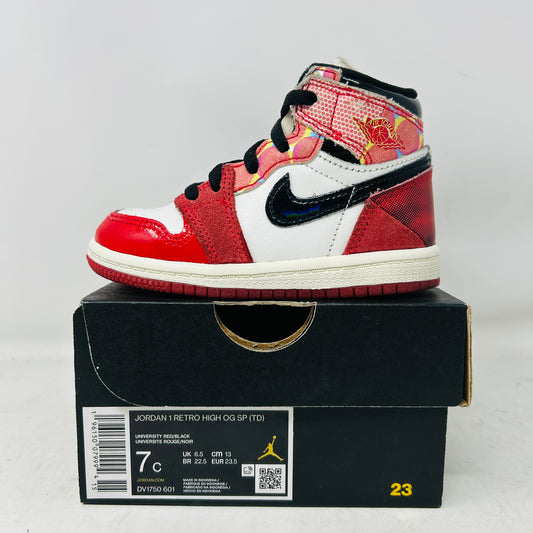 Jordan 1 Retro High OG Spider-Man Across the Spider-Verse (TD)