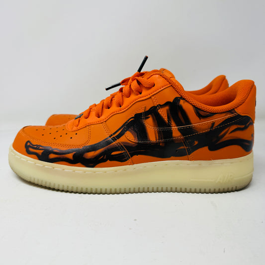 Nike Air Force 1 Low Orange Skeleton Halloween (2020)
