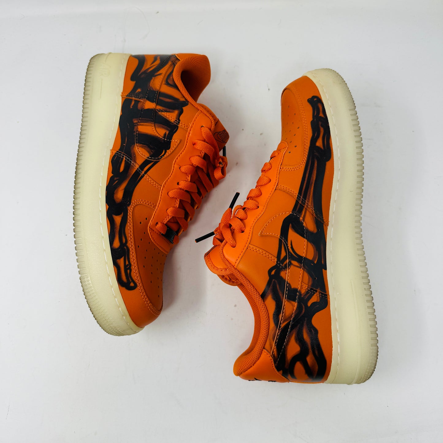 Nike Air Force 1 Low Orange Skeleton Halloween (2020)