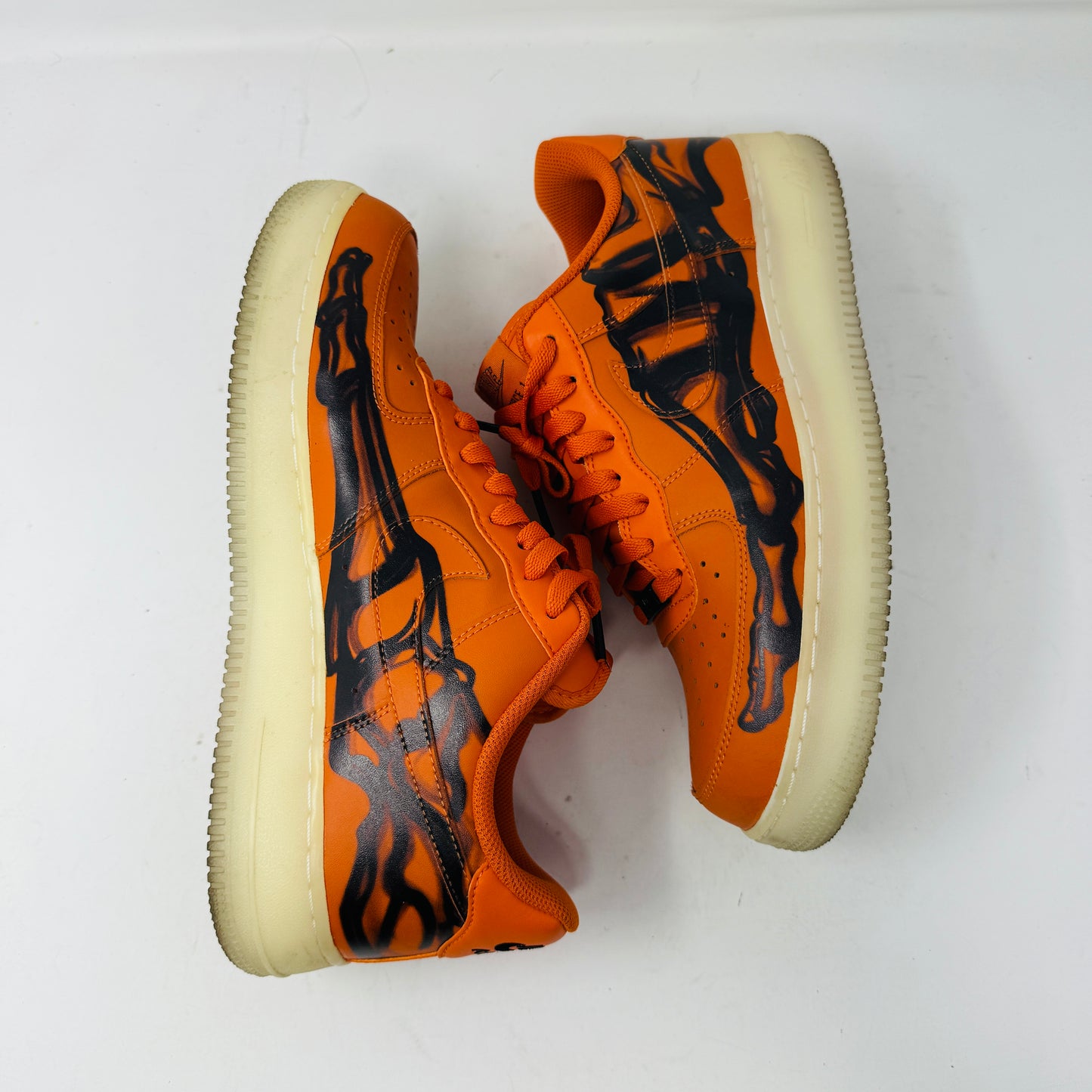 Nike Air Force 1 Low Orange Skeleton Halloween (2020)