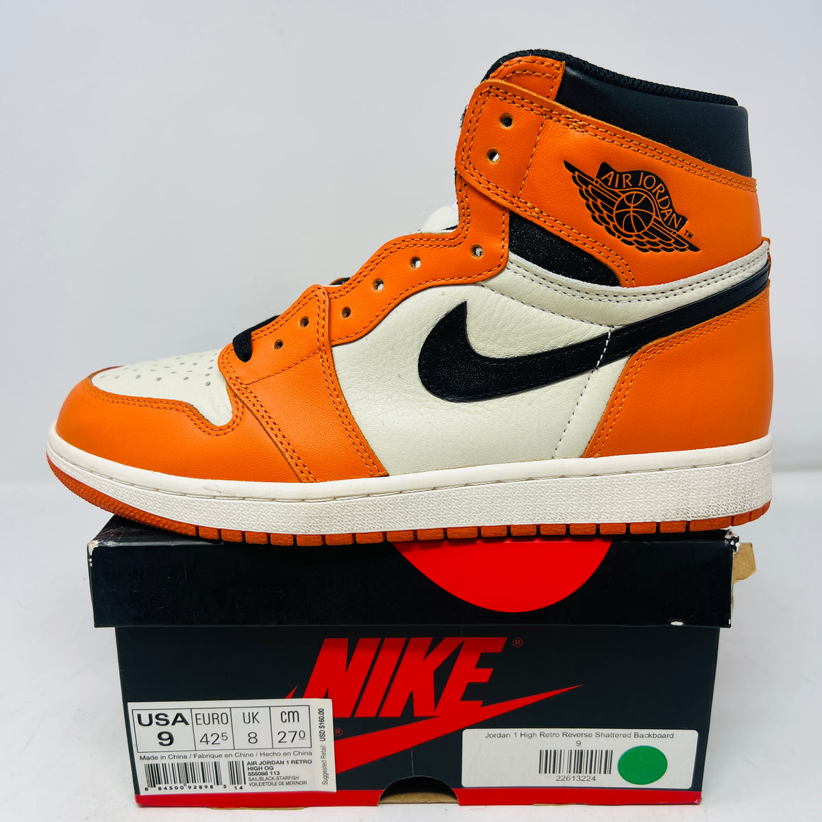 Jordan 1 Retro Reverse Shattered Backboard