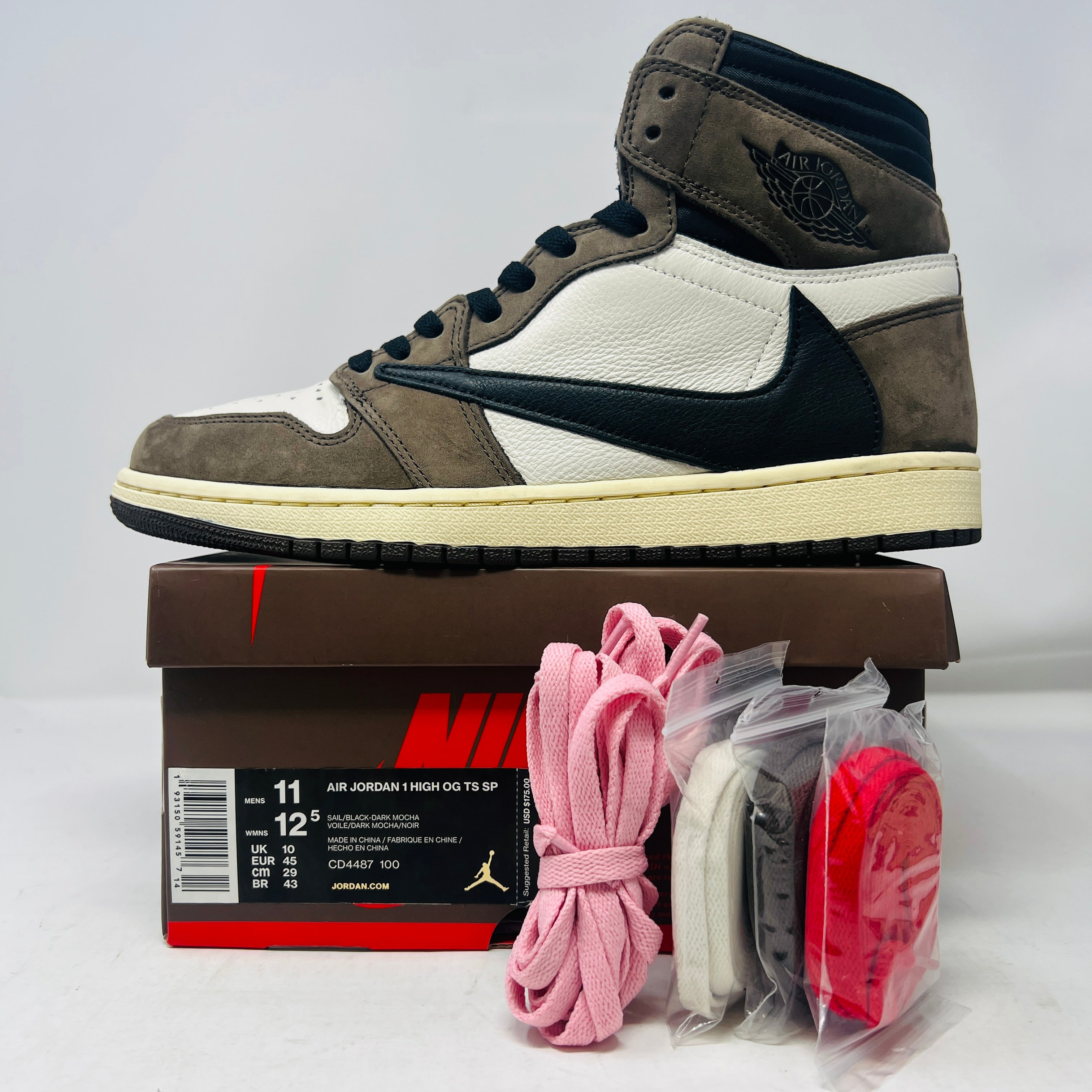 Jordan 1 Retro High OG SP Travis Scott Mocha – Holy Ground