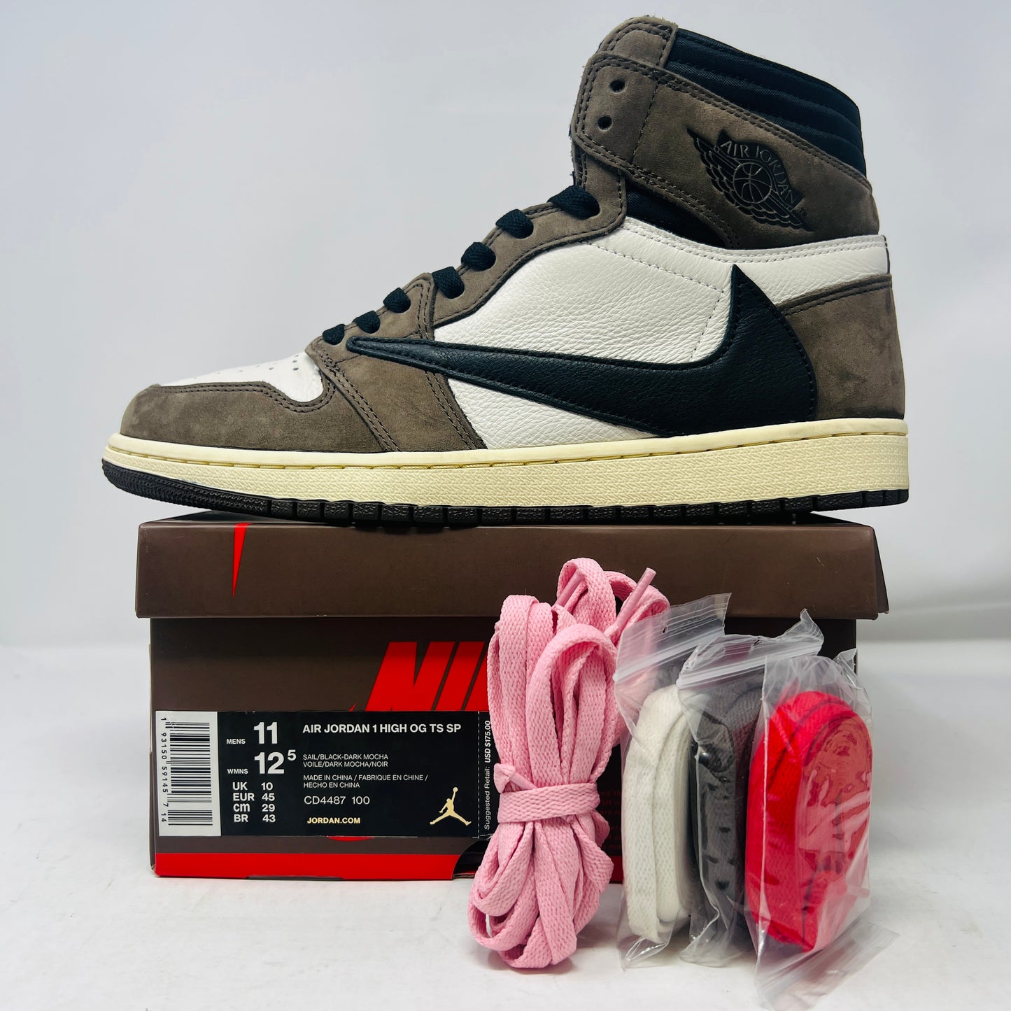 Jordan 1 Retro High OG SP Travis Scott Mocha