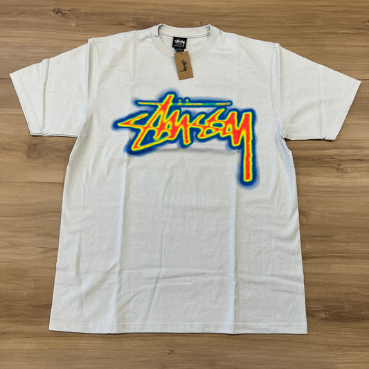 Stussy Thermal Stock Tee White