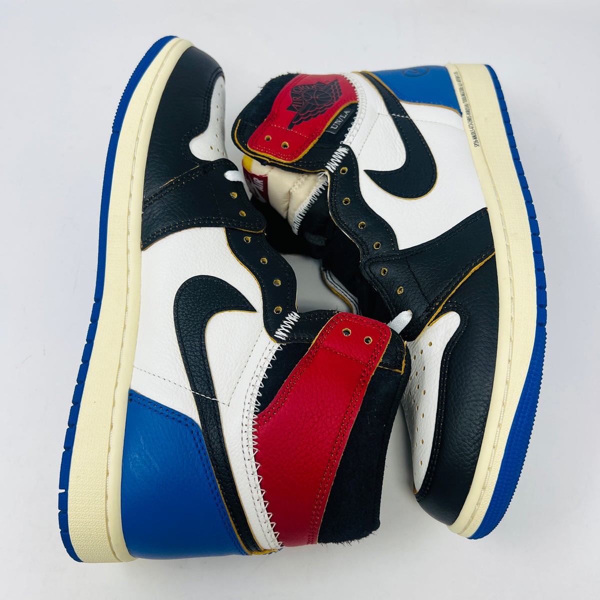 Jordan 1 Retro High OG SP Fragment x Union LA Varsity Red Sport Royal