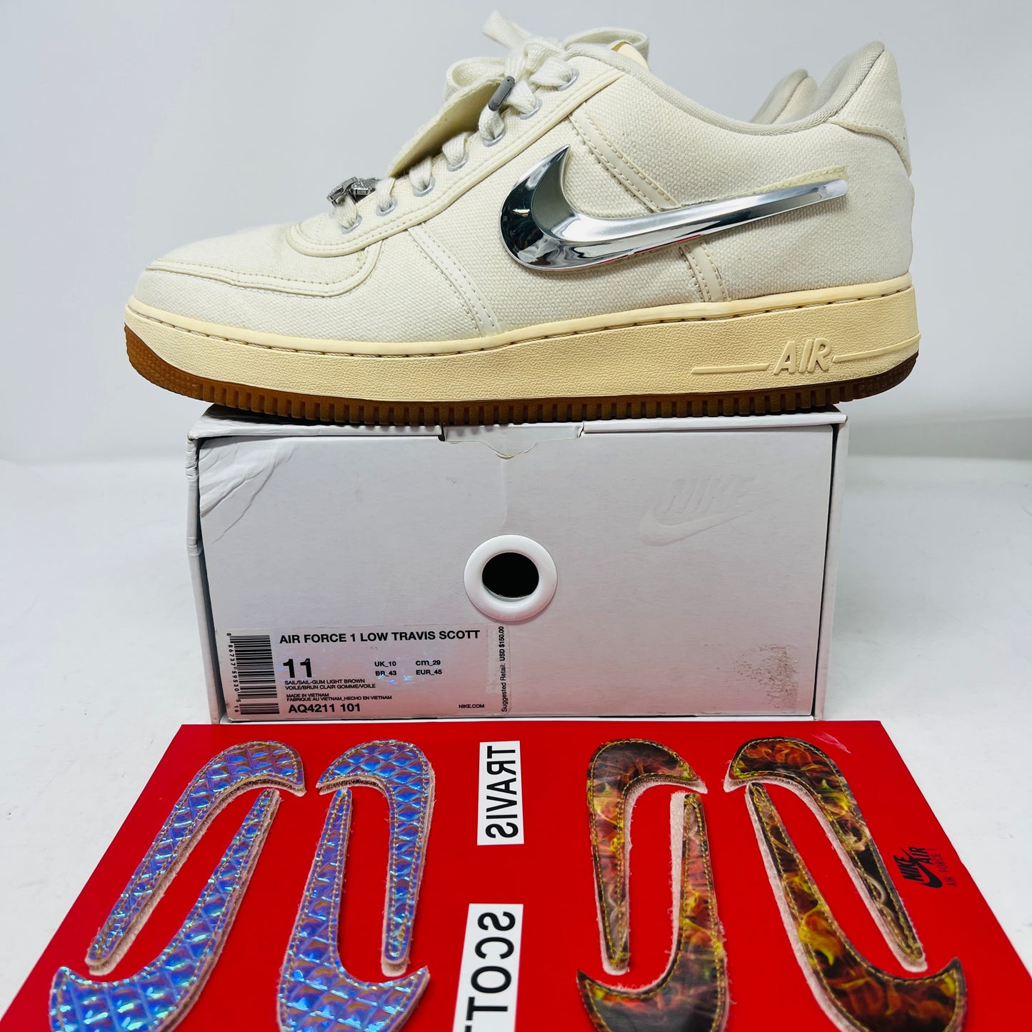 Nike Air Force 1 Low Travis Scott Sail