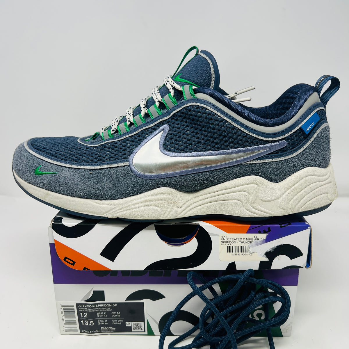 Nike Air Zoom Spiridon Undefeated Thunder Blue