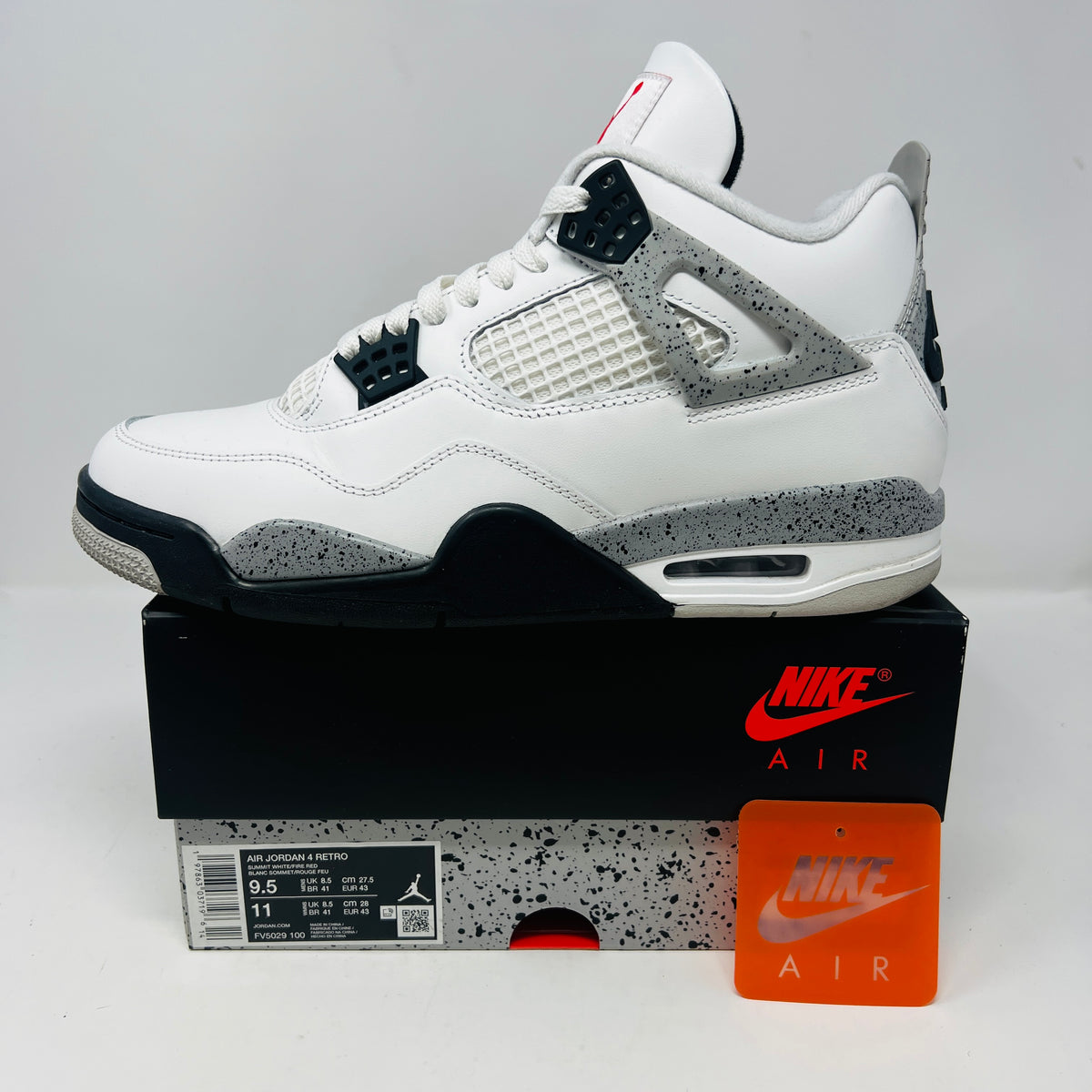 Jordan 4 Retro White Cement
