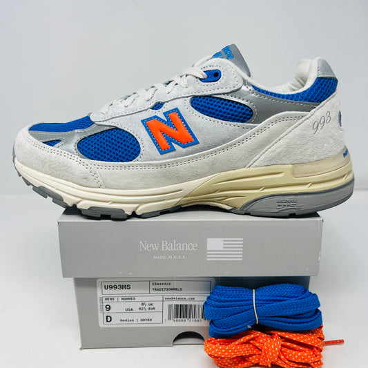 New Balance 993 MiUSA Kith Madison Square Garden Ancient Scroll